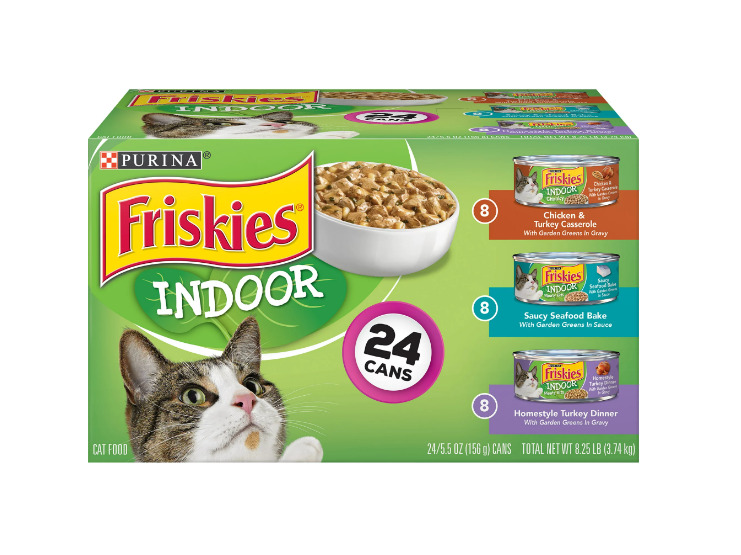 Indoor Wet Cat Food Pack - 24 Cans