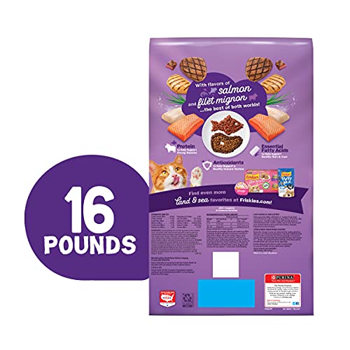 Friskies Surf & Turf Cat Food - 16lbs