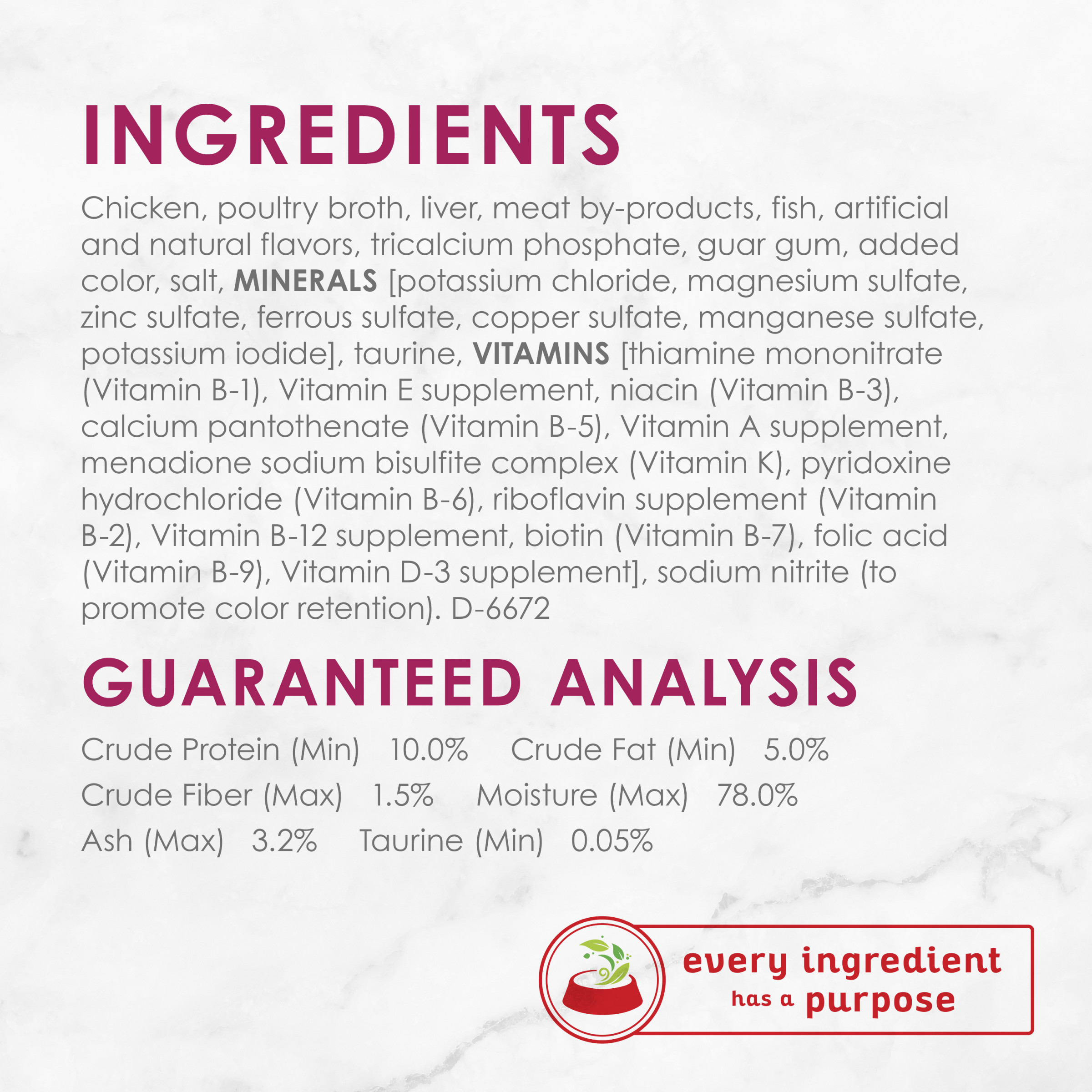 Fancy Feast Chicken Pate Cat Food - 3oz