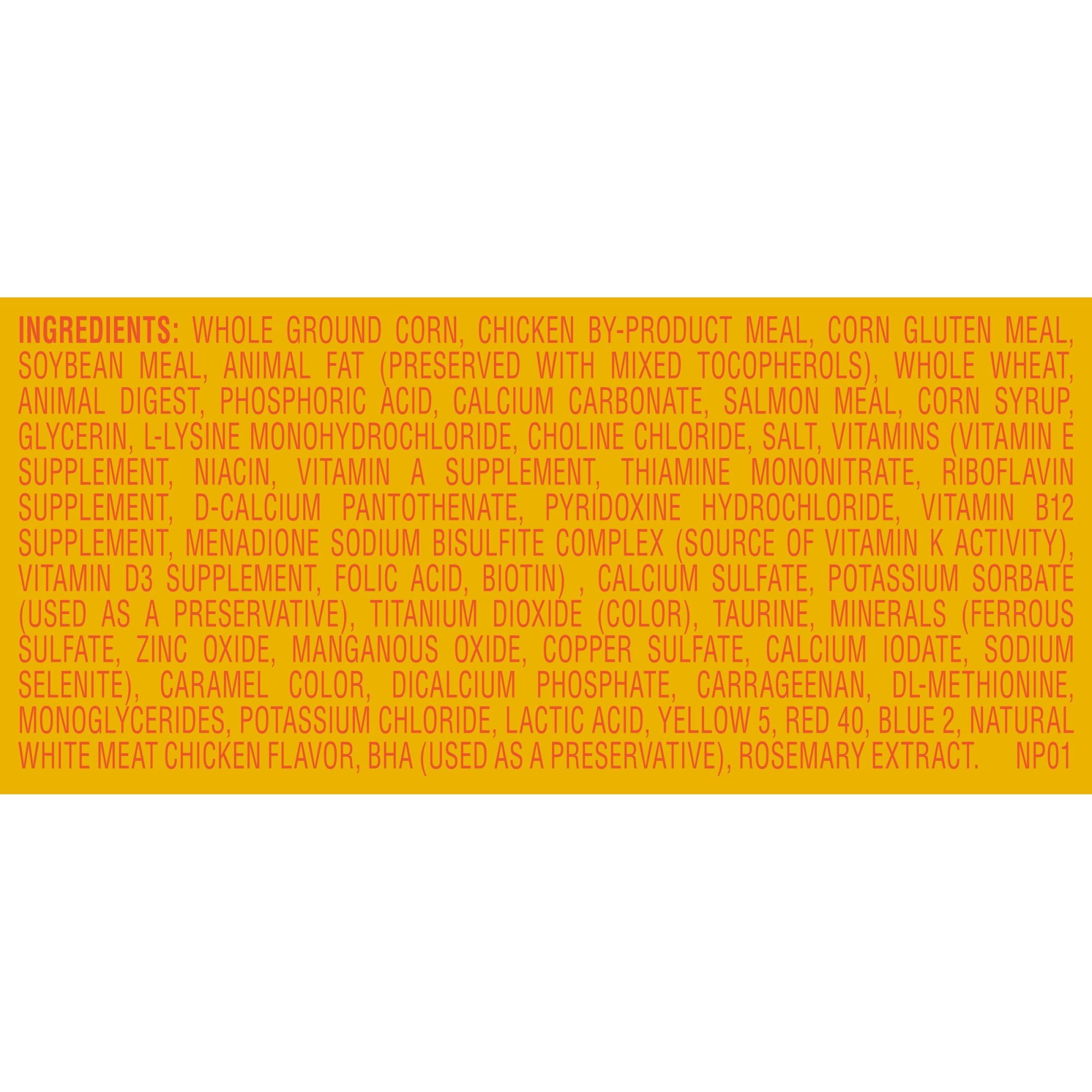 Beef and Salmon Flavored Meow Mix