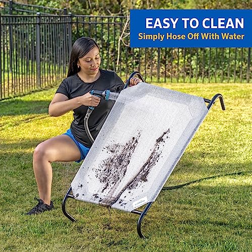 Coolaroo The Original Cooling Elevated Pet Bed, Small