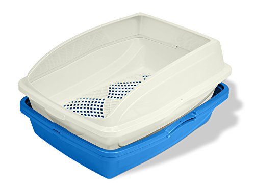 Large High-Sided Sifting Cat Litter Box