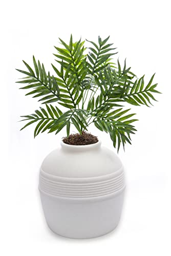 Hidden Litter Box with Artificial Plants - White Birch