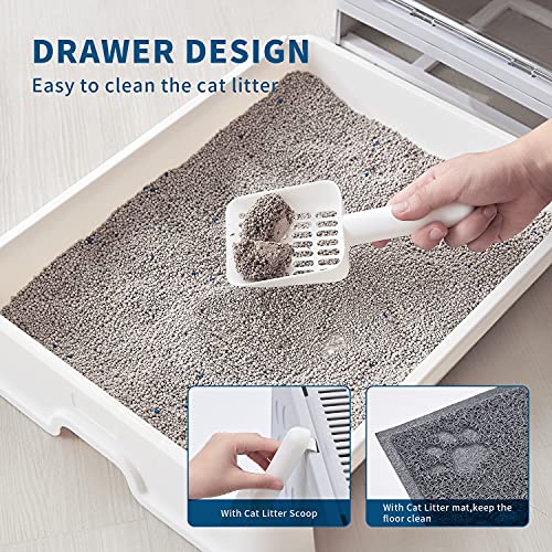 Large Foldable Cat Litter Box with Lid