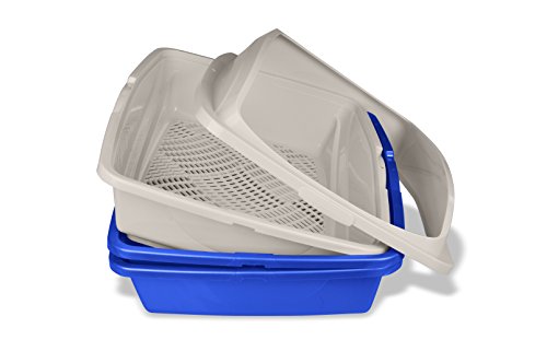 Large High-Sided Sifting Cat Litter Box