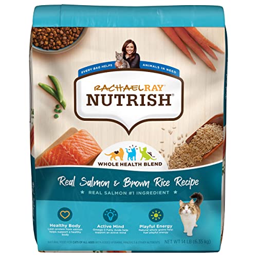 Salmon & Brown Rice Cat Food -14lbs