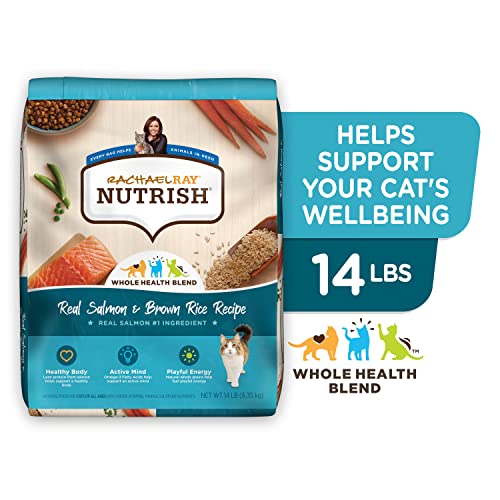 Salmon & Brown Rice Cat Food -14lbs