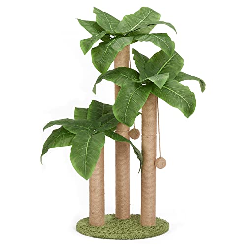 31.5" Cat Scratching Post with Dangling Ball