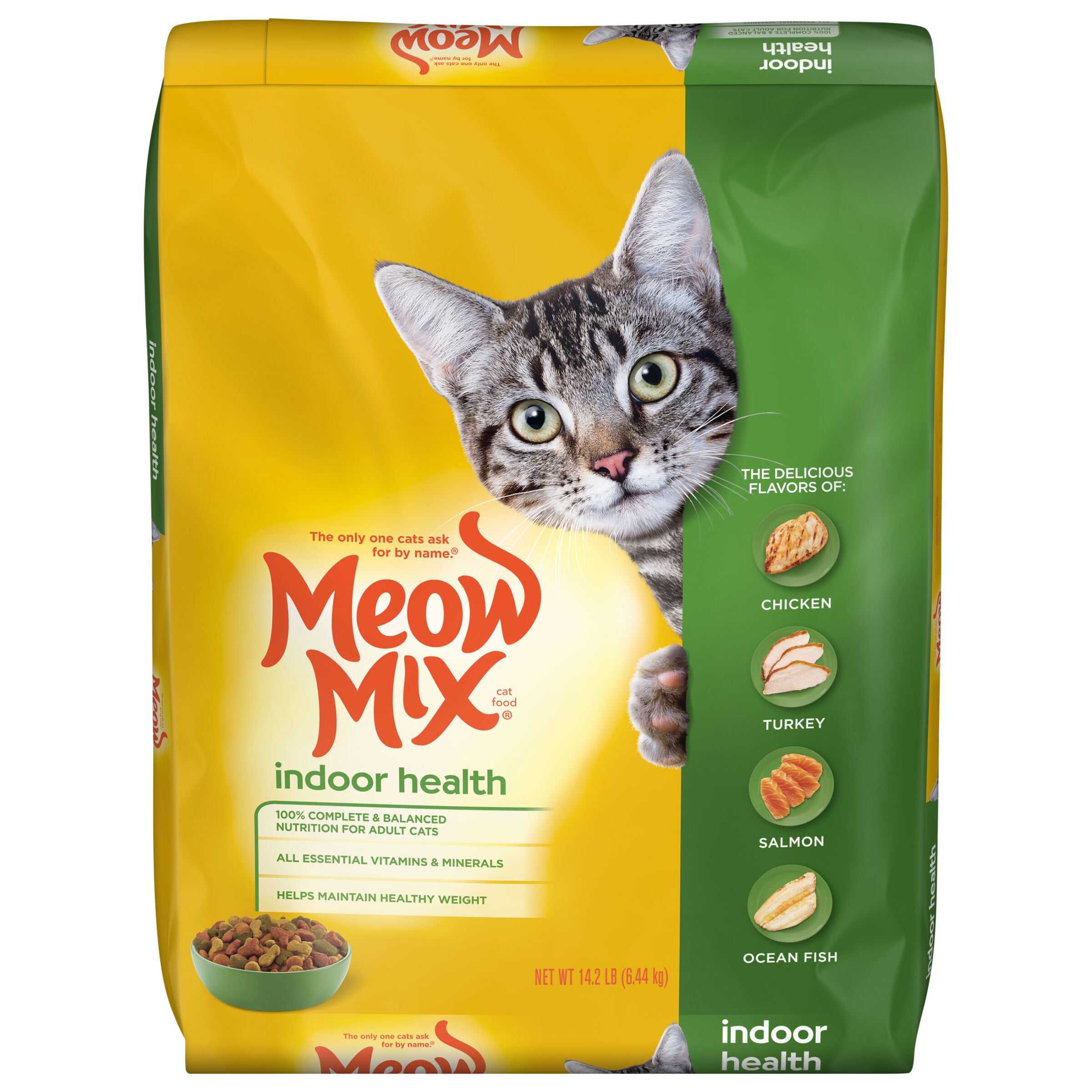 Meow Mix Indoor Health Dry Cat Food, 14.2 Pounds