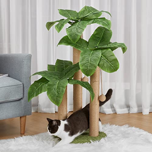 31.5" Cat Scratching Post with Dangling Ball