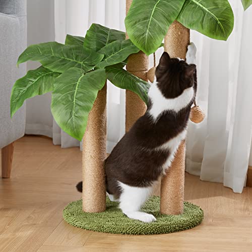 31.5" Cat Scratching Post with Dangling Ball