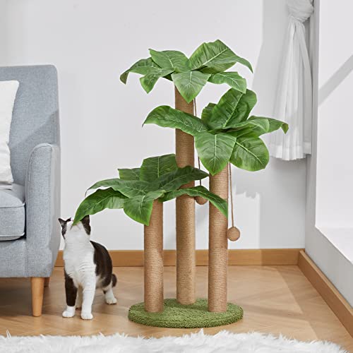 31.5" Cat Scratching Post with Dangling Ball