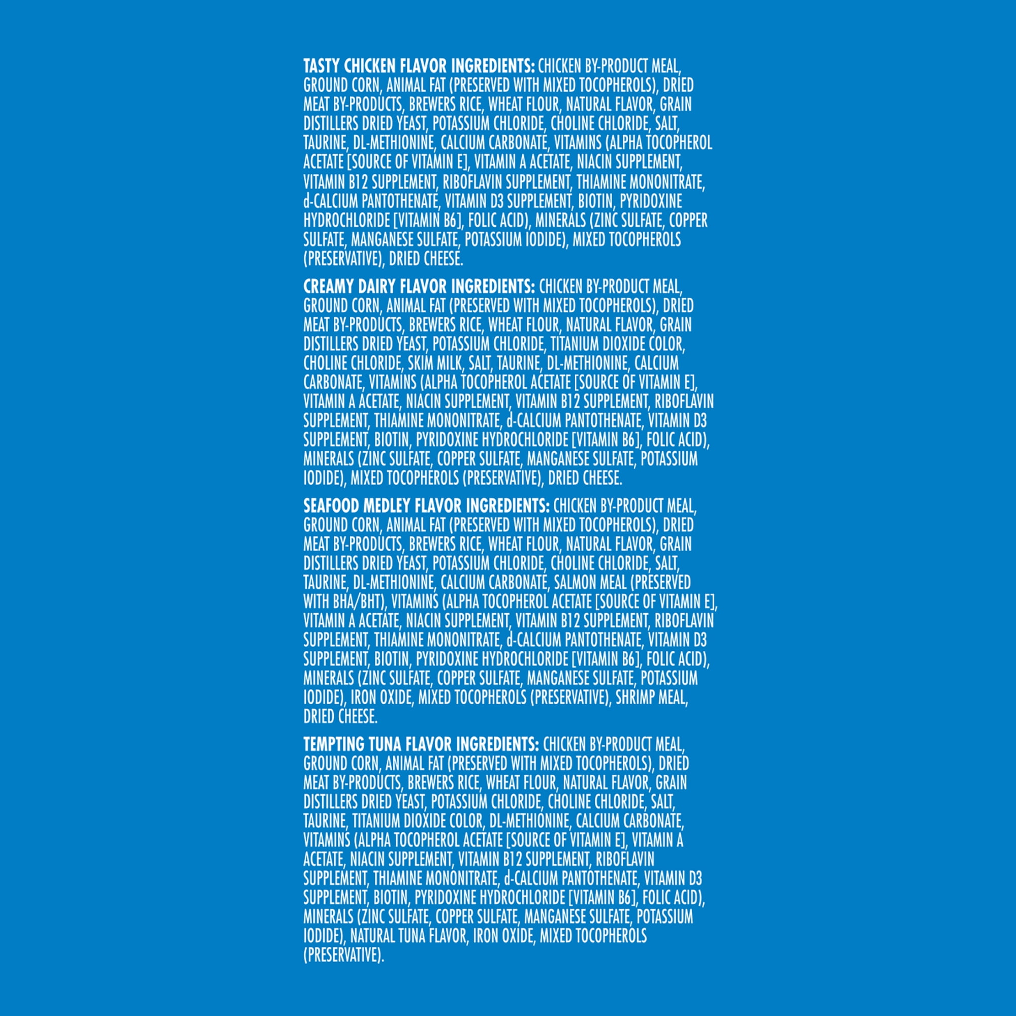 Tempting Cat Treats Variety Pack - 4 Pouches