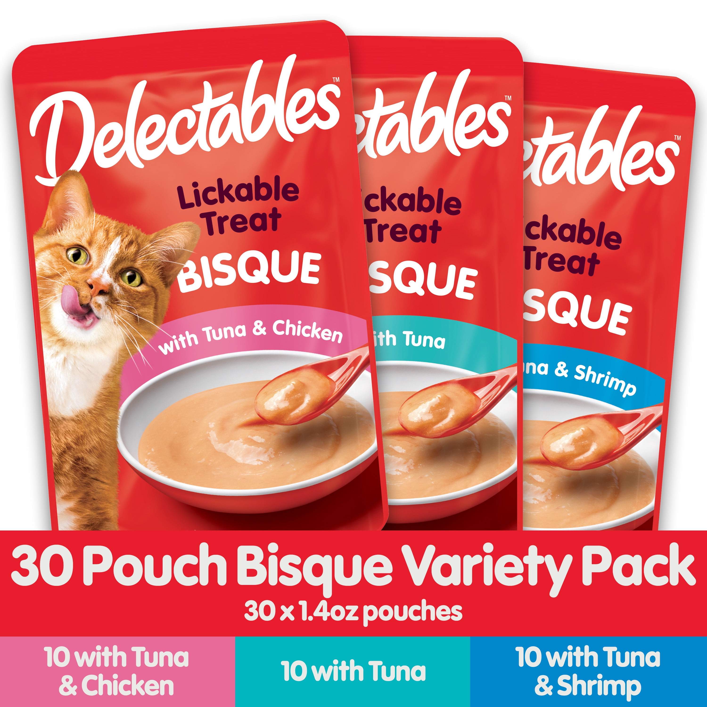 Hartz Delectables Wet Cat Treats, Variety Pack