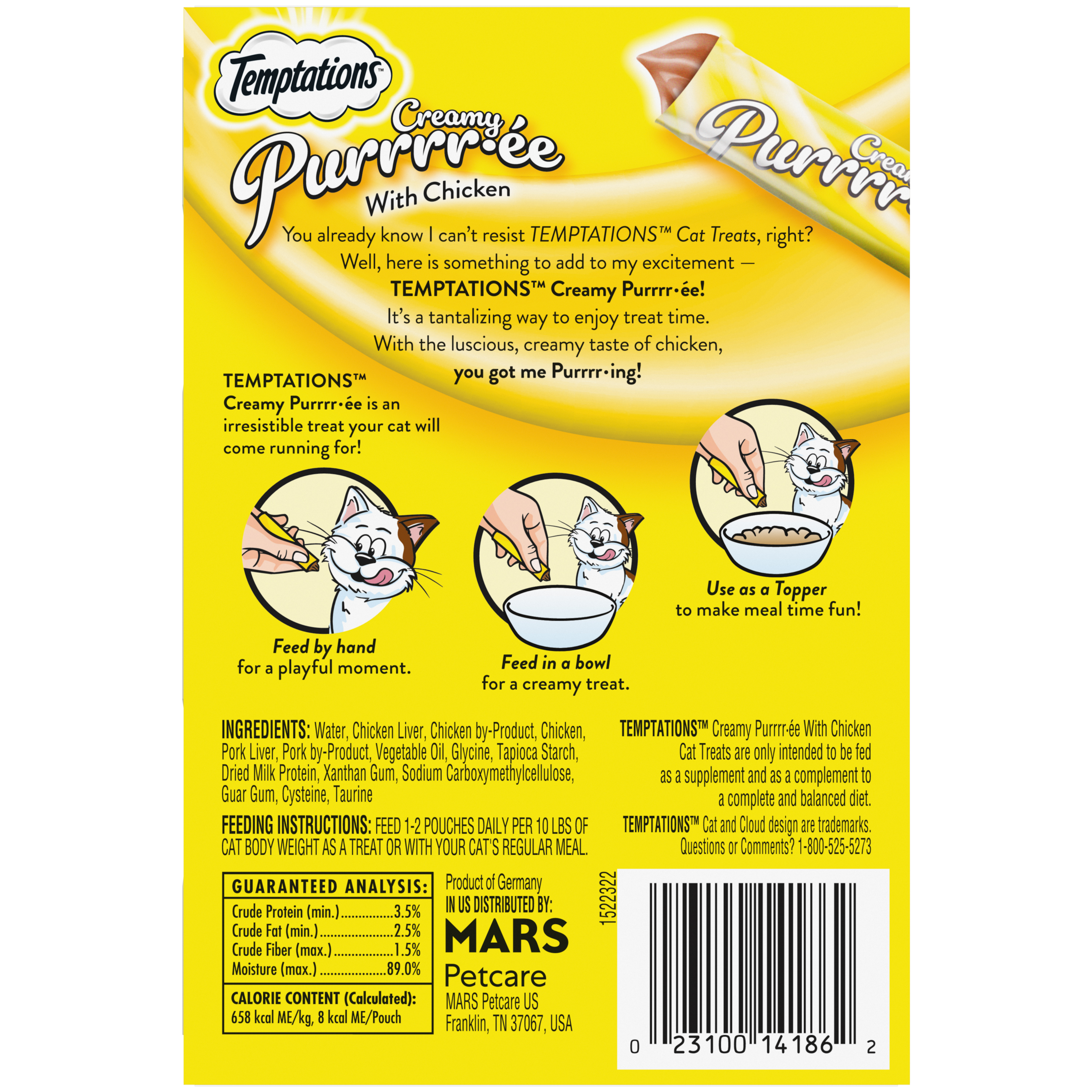 Lickable Chicken Cat Treats (16 Pouches)