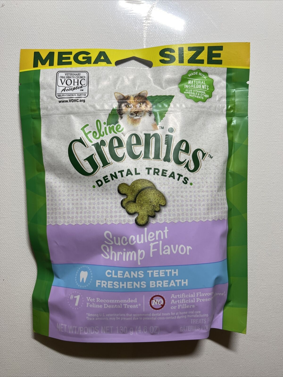 Greenies Feline Shrimp Dental Treats - 4.6 oz