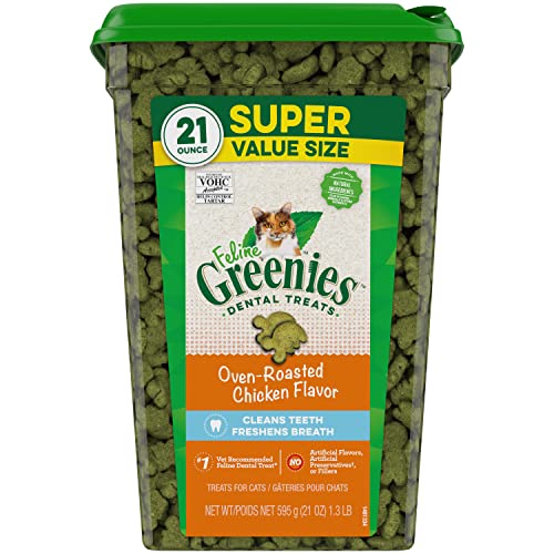 Greenies Chicken Flavor Dental Cat Treats, 21 oz