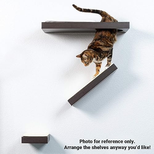 PetFusion Cat Wall Shelves - Sisal & Plush