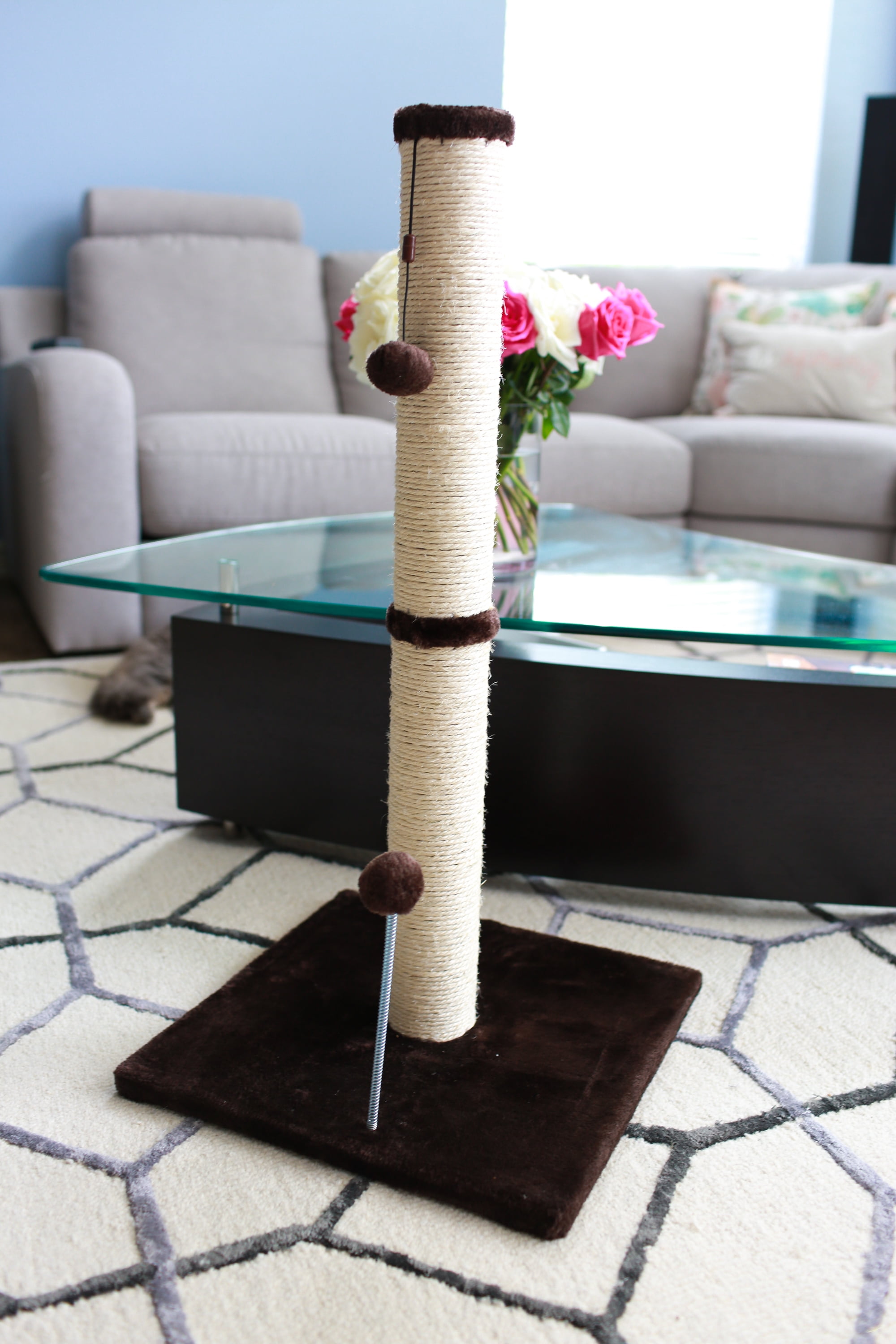 Dark Chocolate Cat Scratching Post (36 inch)