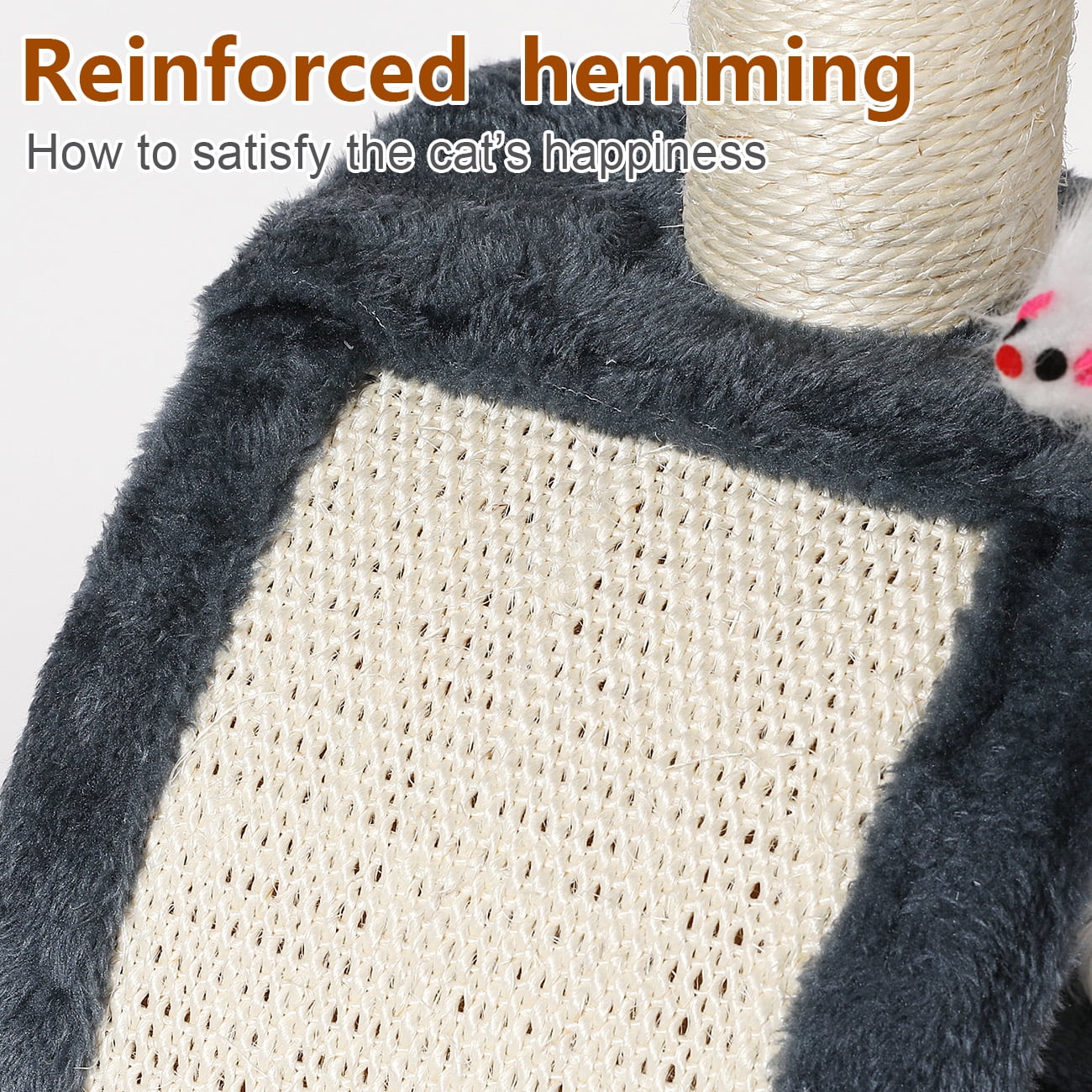 16" Perch Cat Scratching Post for Indoor Cats