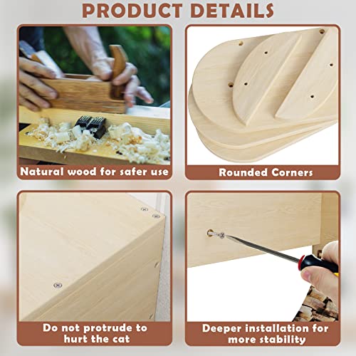 Solid Wood Cat Wall Shelves and Perches