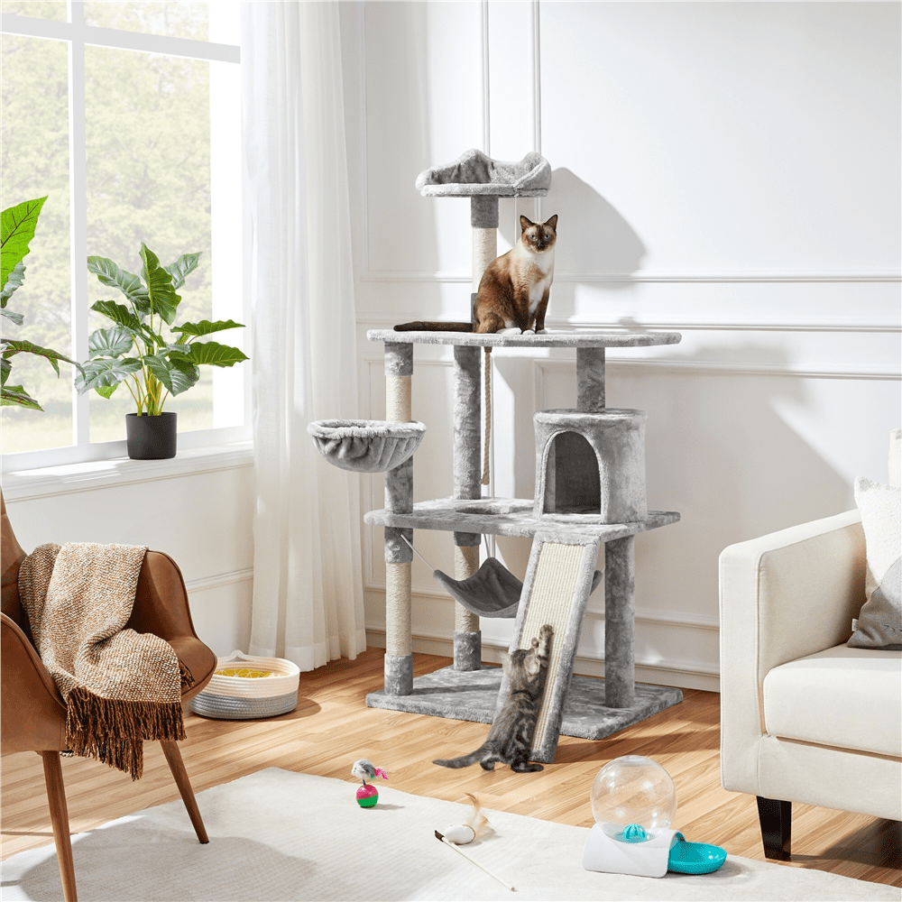 Multi Level Cat Condo with Scratching Post