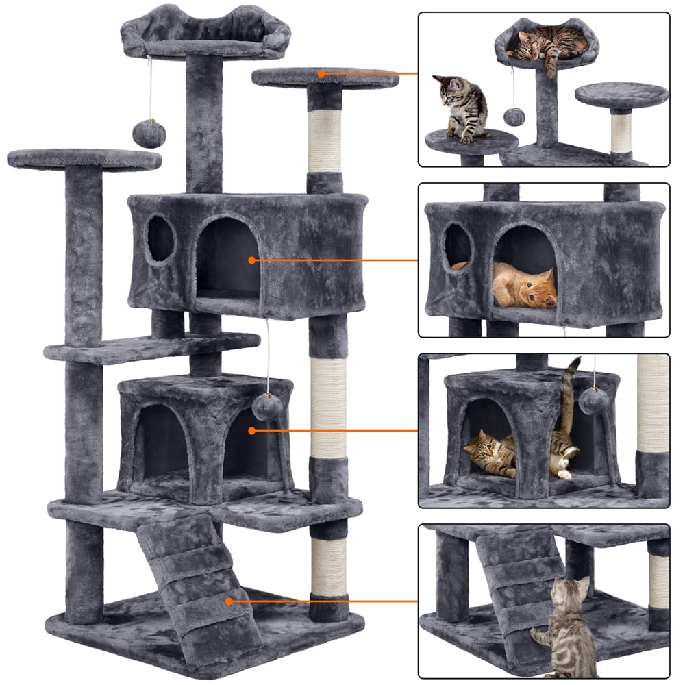 Cat Tree Tower Condo with Scratching Post