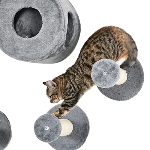 5PCs Cat Wall Shelves Set by PawHut