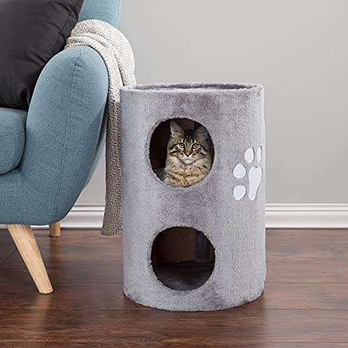 2-Story Sisal Scratch Pad Cat Condo