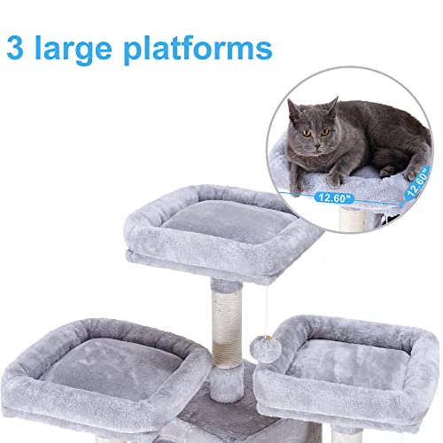 XL Hey-brother Cat Tree Tower with Perches & Condos