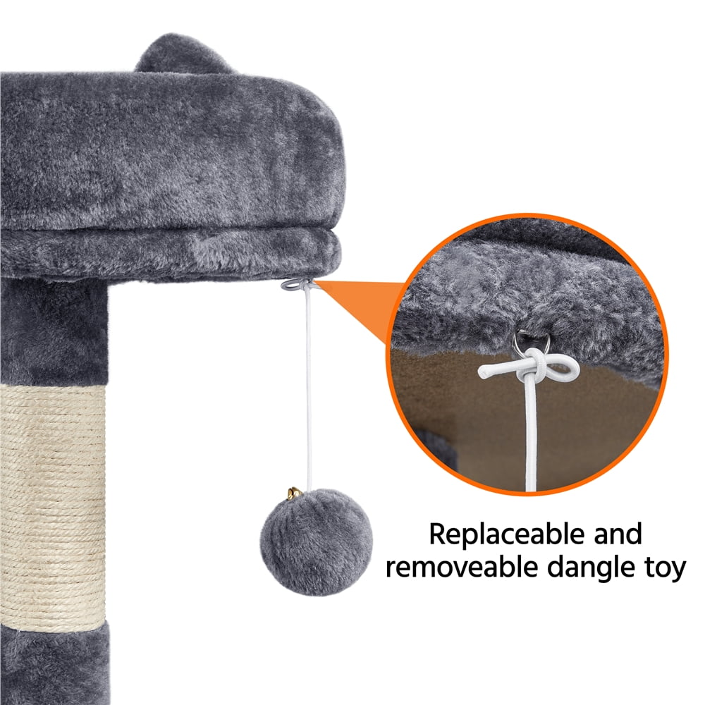 54.5" Cat Tree Tower with Scratching Posts