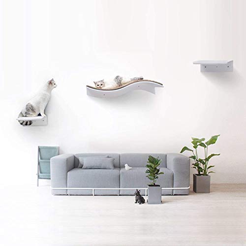Wave Cat Wall Shelf Bed for Climbing & Lounging