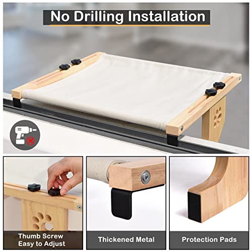 Solid Wood Cat Window Hammock for Large Cats