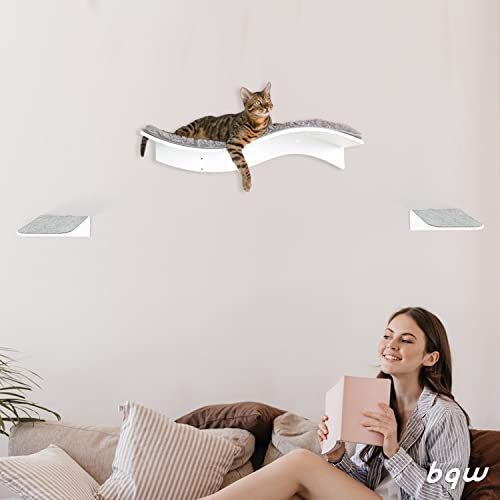 Wave Cat Wall Shelf Bed for Climbing & Lounging