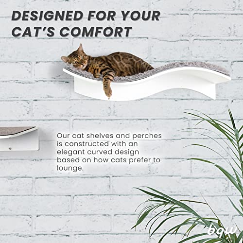 Wave Cat Wall Shelf Bed for Climbing & Lounging