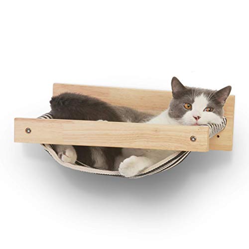 FUKUMARU Wall-mounted Cat Hammock and Shelves