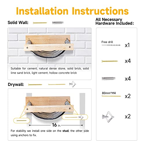 FUKUMARU Wall-mounted Cat Hammock and Shelves
