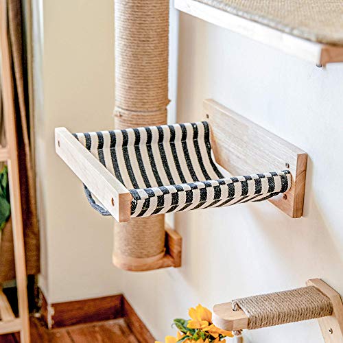 FUKUMARU Wall-mounted Cat Hammock and Shelves
