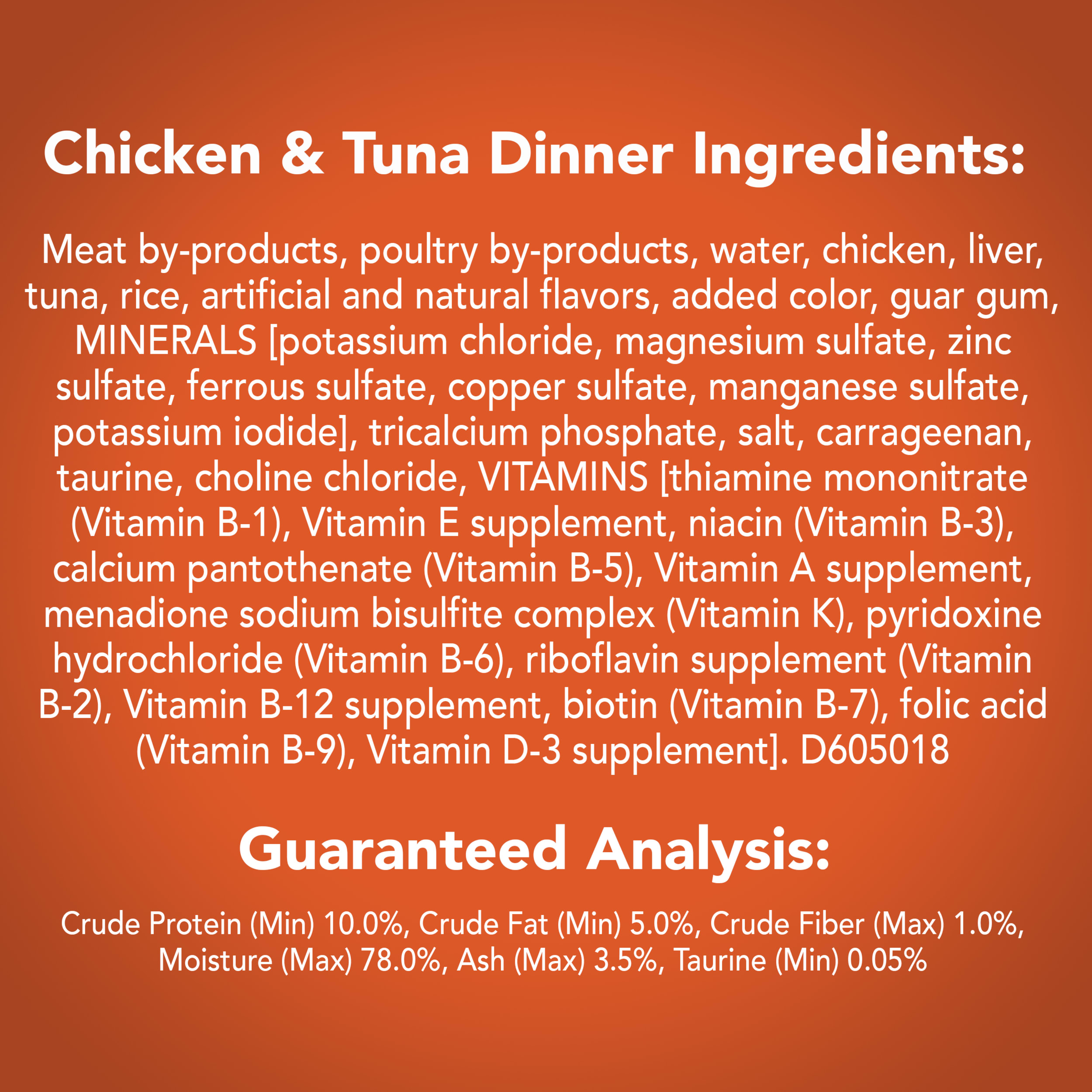 Chicken & Tuna Pate Cat Food - 5.5 oz