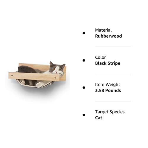 FUKUMARU Wall-mounted Cat Hammock and Shelves