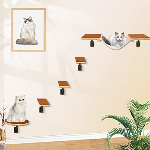 Cat Wall Furniture with Hammock and Perch