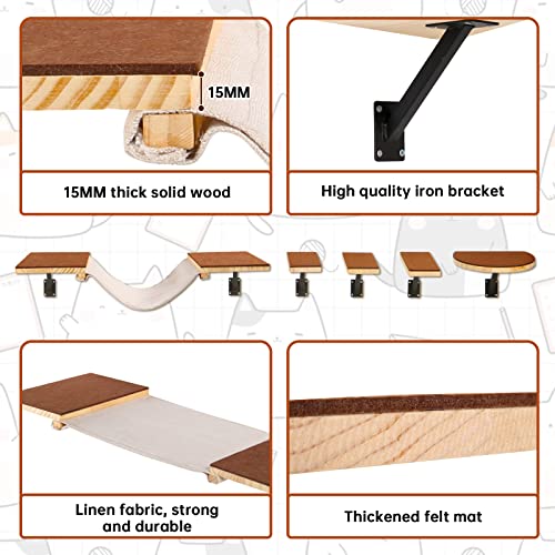 Cat Wall Furniture with Hammock and Perch