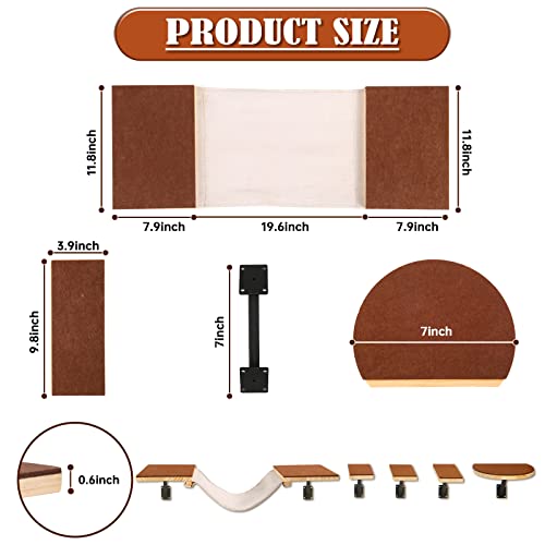 Cat Wall Furniture with Hammock and Perch