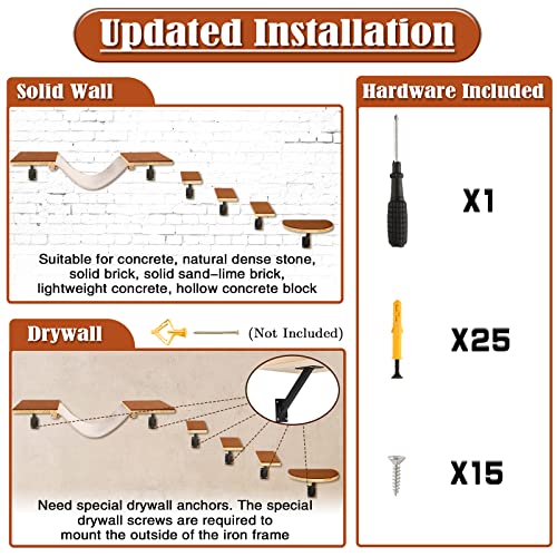 Cat Wall Furniture with Hammock and Perch