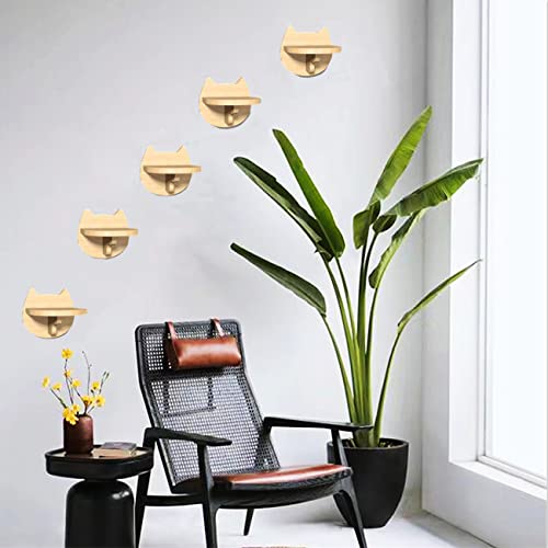 5 Cat Wall Shelves, Mounted Perch & Hammock