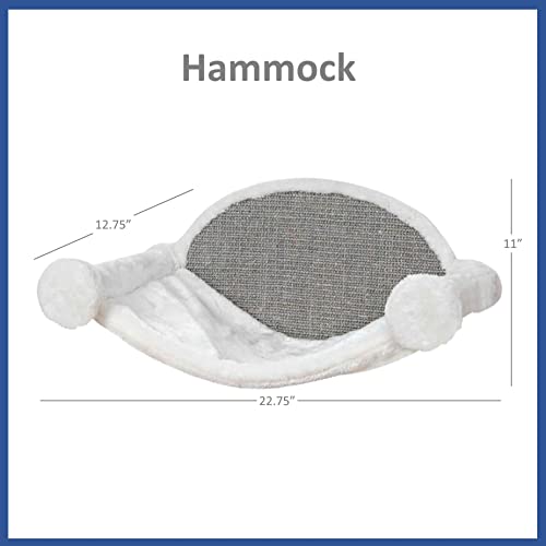 Gray Cat Furniture Set with Hammock & Condo