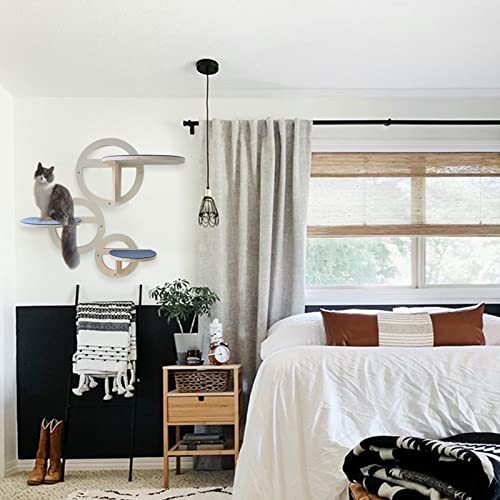 Round Cat Hammock Wall Shelves - 3 PCS