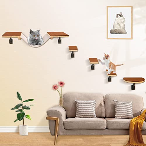 Cat Wall Furniture with Hammock and Perch