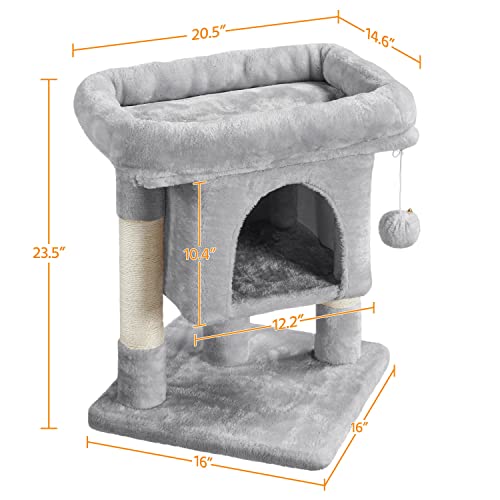 Huge Cat Tree with Scratching Posts & Condo