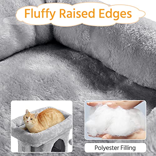 Huge Cat Tree with Scratching Posts & Condo